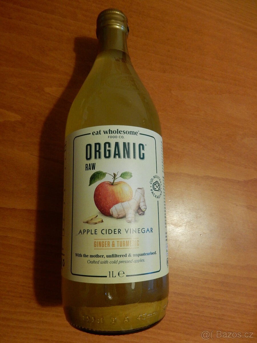 Apple ginger cider jablečný ocet se zázvorem 1l raw