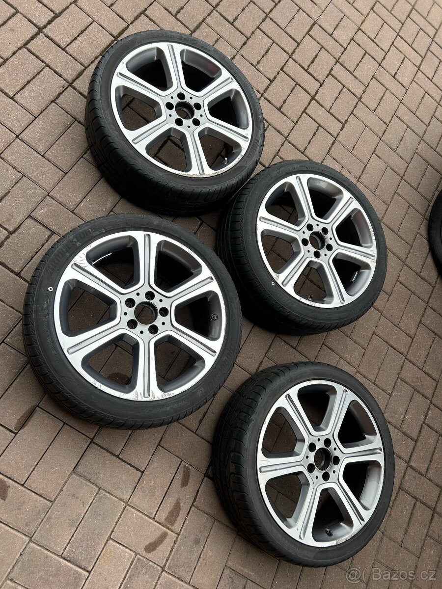 Alu kola Mercedes 5x112 letní pneu