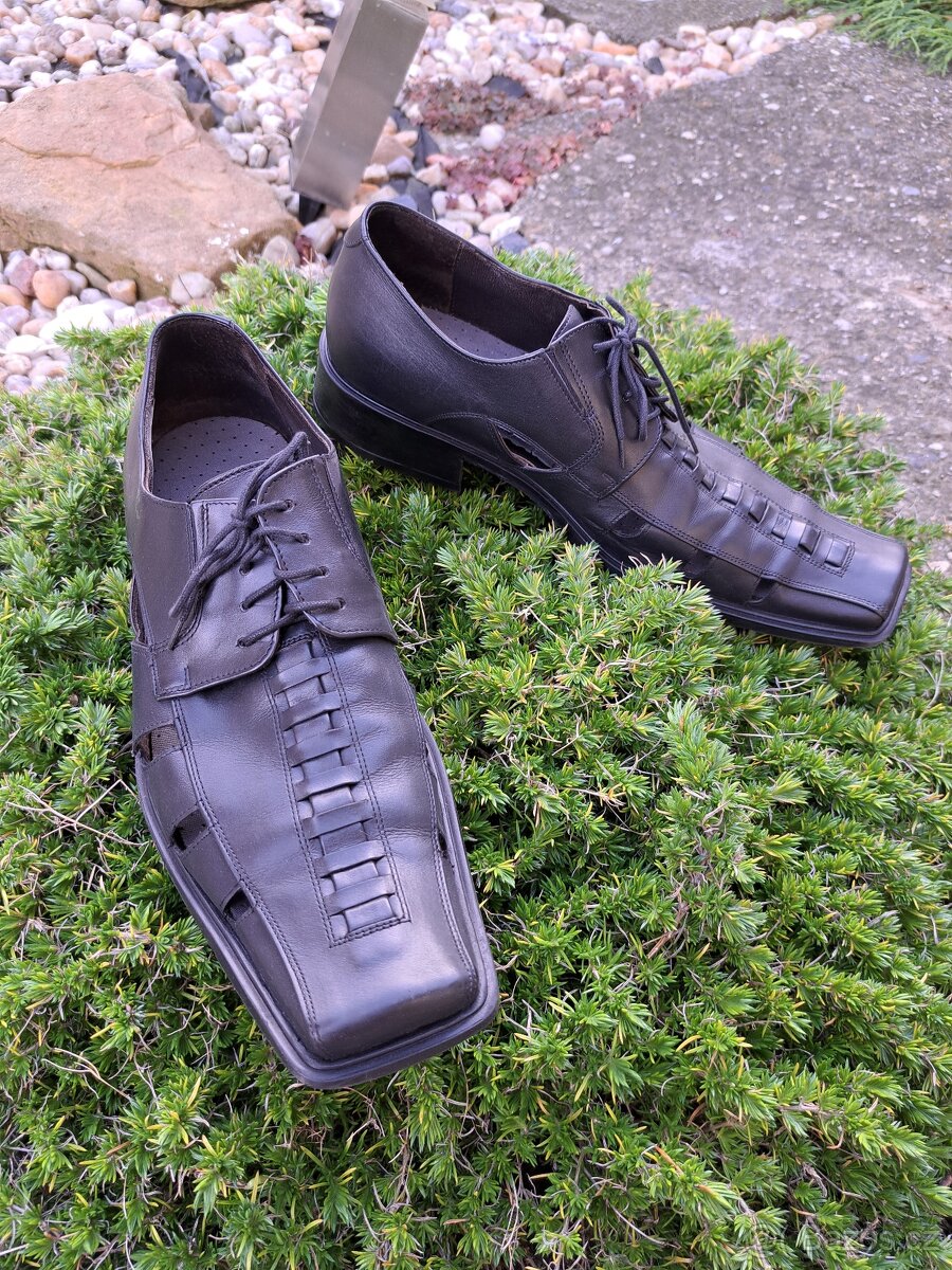 Pánské retro polobotky Romano Mazzante vel. 42