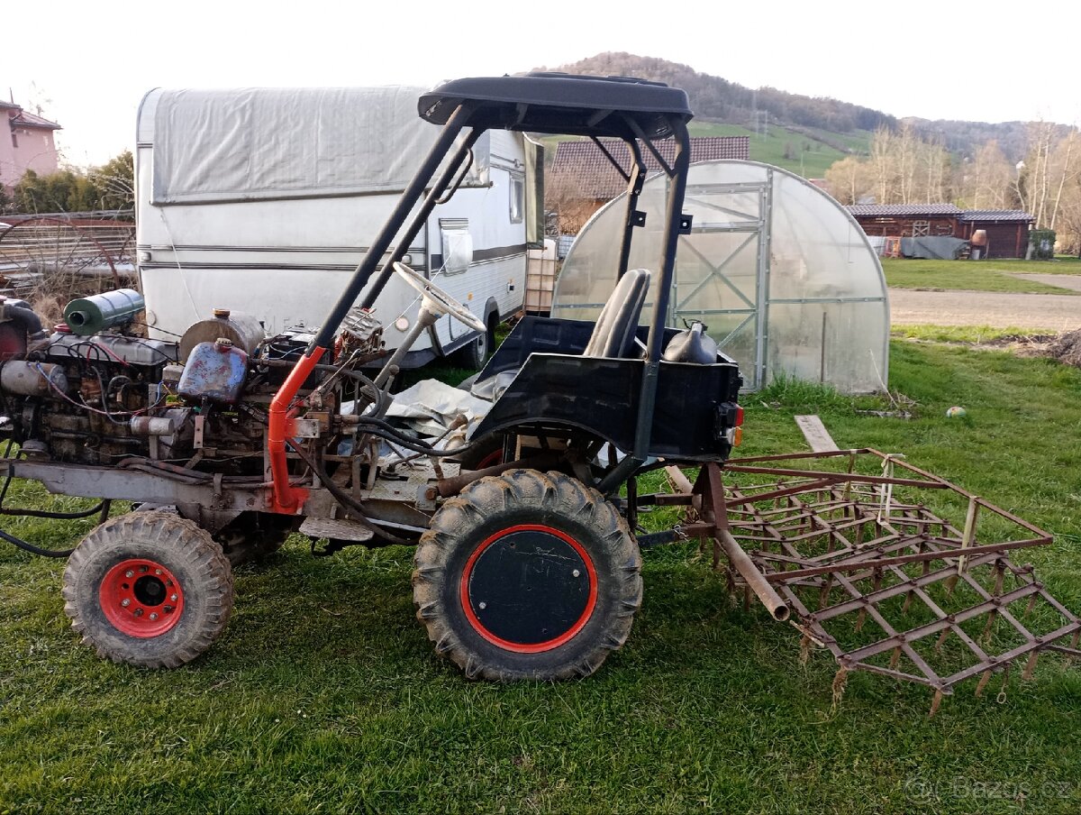 Malotraktor samoděl hydraulika