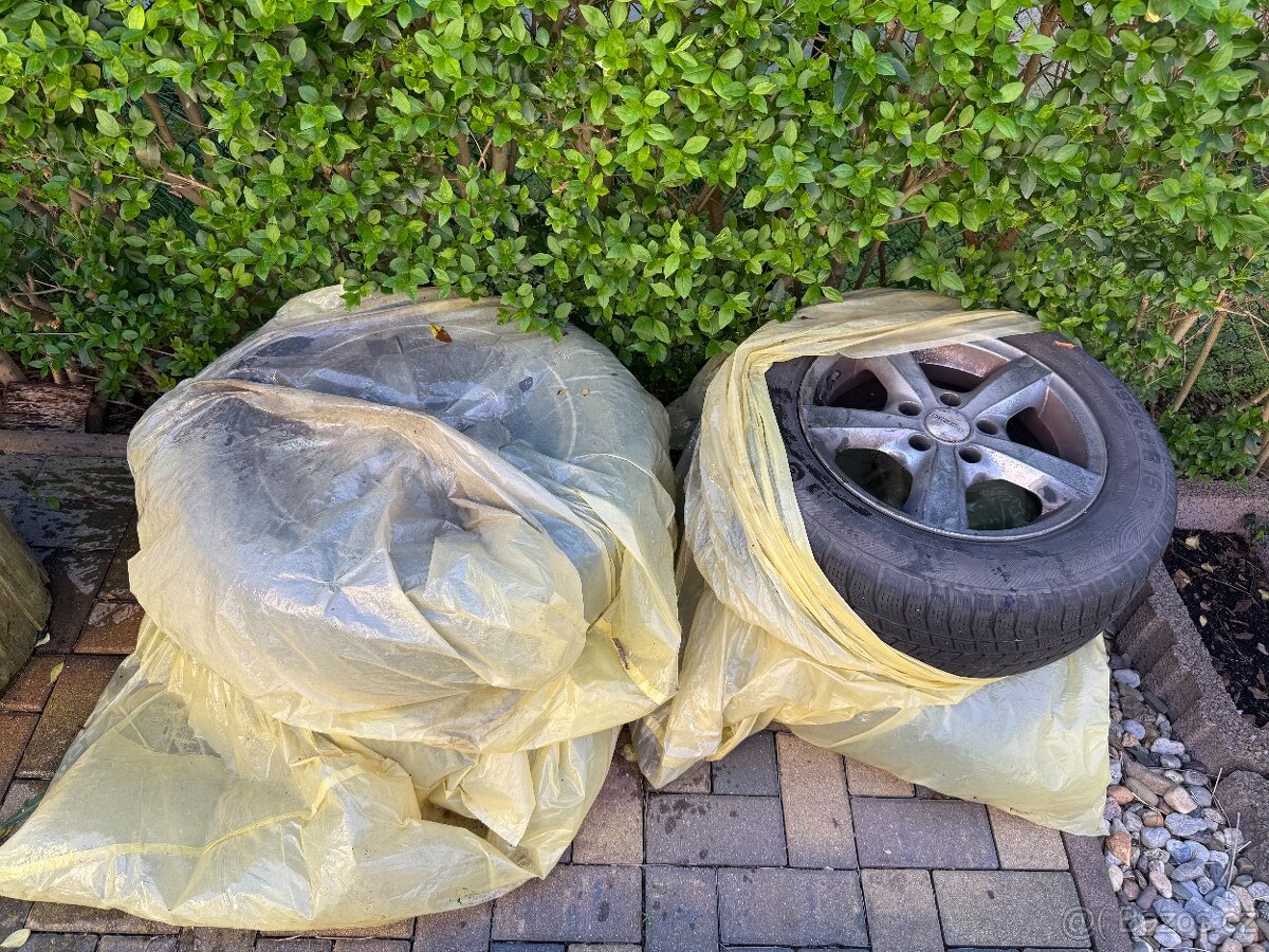 4x Alu Dezent se čtyřmi pneumatikami 195/65 R 15 91 T
