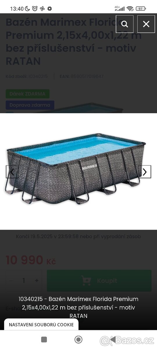 Prodám bazén Florida