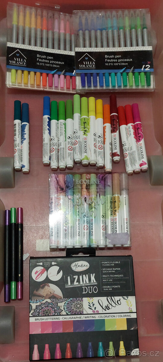 Sada BRUSHPEN pro HandLettering & Akvarel