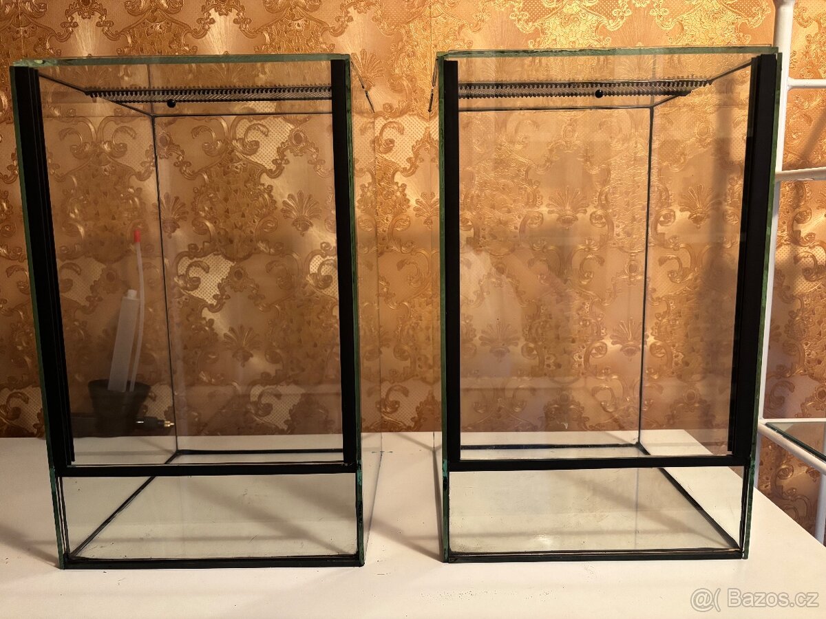 2x terárium 25x25x40