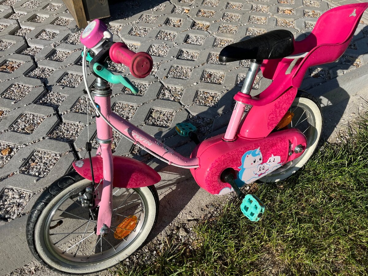 BTWIN UNICORN - dětské dívčí kolo 14"
