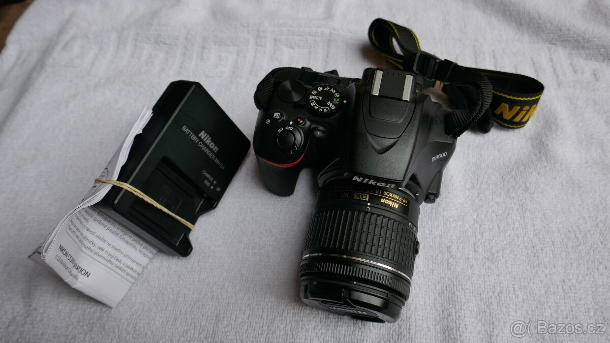 Nikon D3500 + 18-55mm AF-P DX VR//32GB KARTA