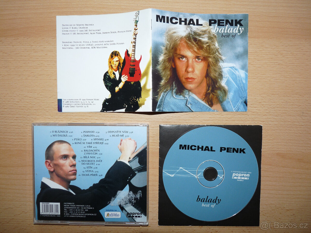 prodám CD MICHAL PENK-Balady (Best Of) 1999 Popron RARITA
