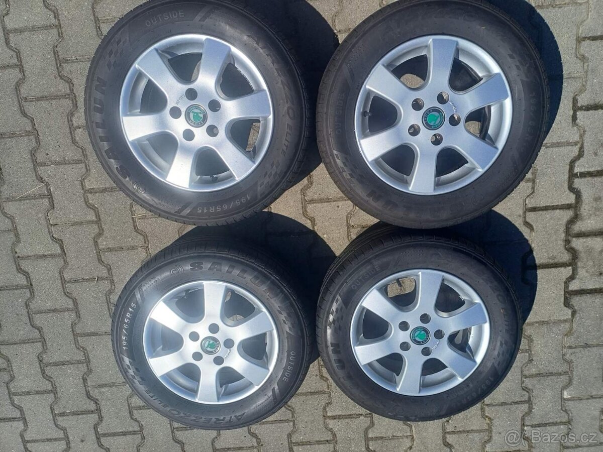 Alu disky s pneu 195/65 R15