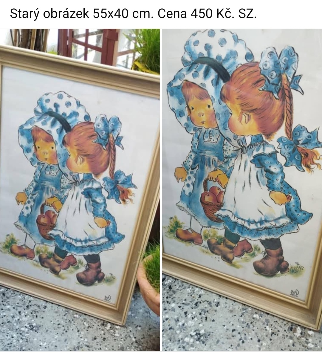 Staré obrazy a obrázky a plastiky.Ceny a rozměry viz fota.