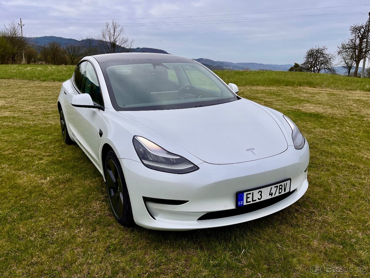 Tesla Model 3 Long Range (model 2021) TOP STAV - odpočet DPH