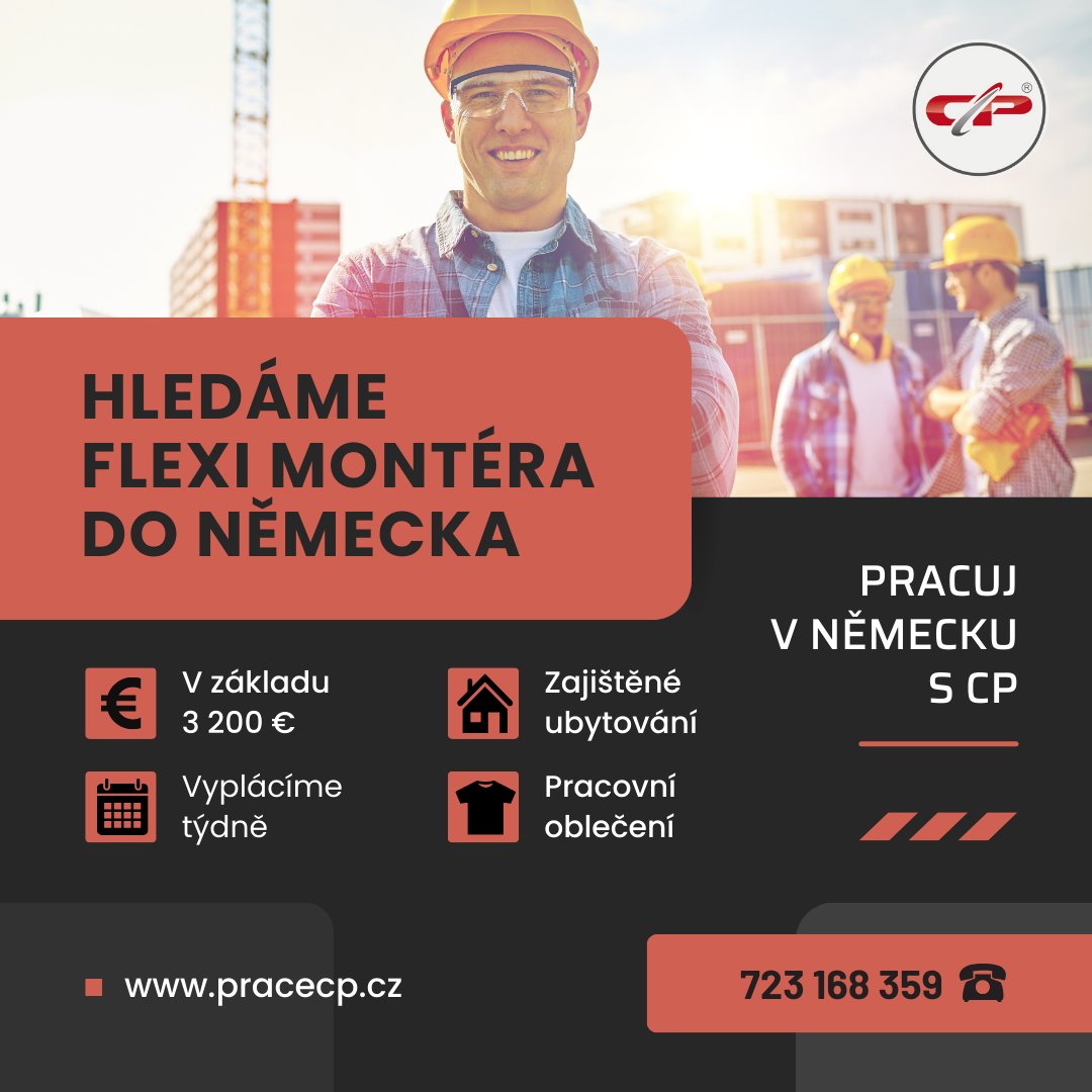 Práce v Německu s TÝDENNÍ výplatou - flexibilní montér