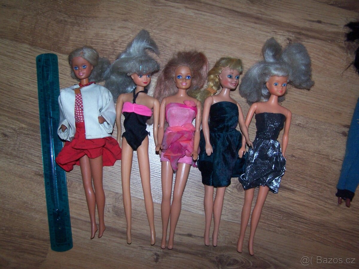 Barbie, Ken, retro s příslušenstvím- 80léta