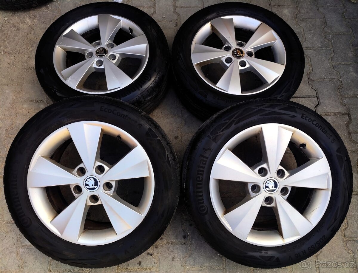 Alu kola originál Škoda Octavia III 5x112 R16 Velorum