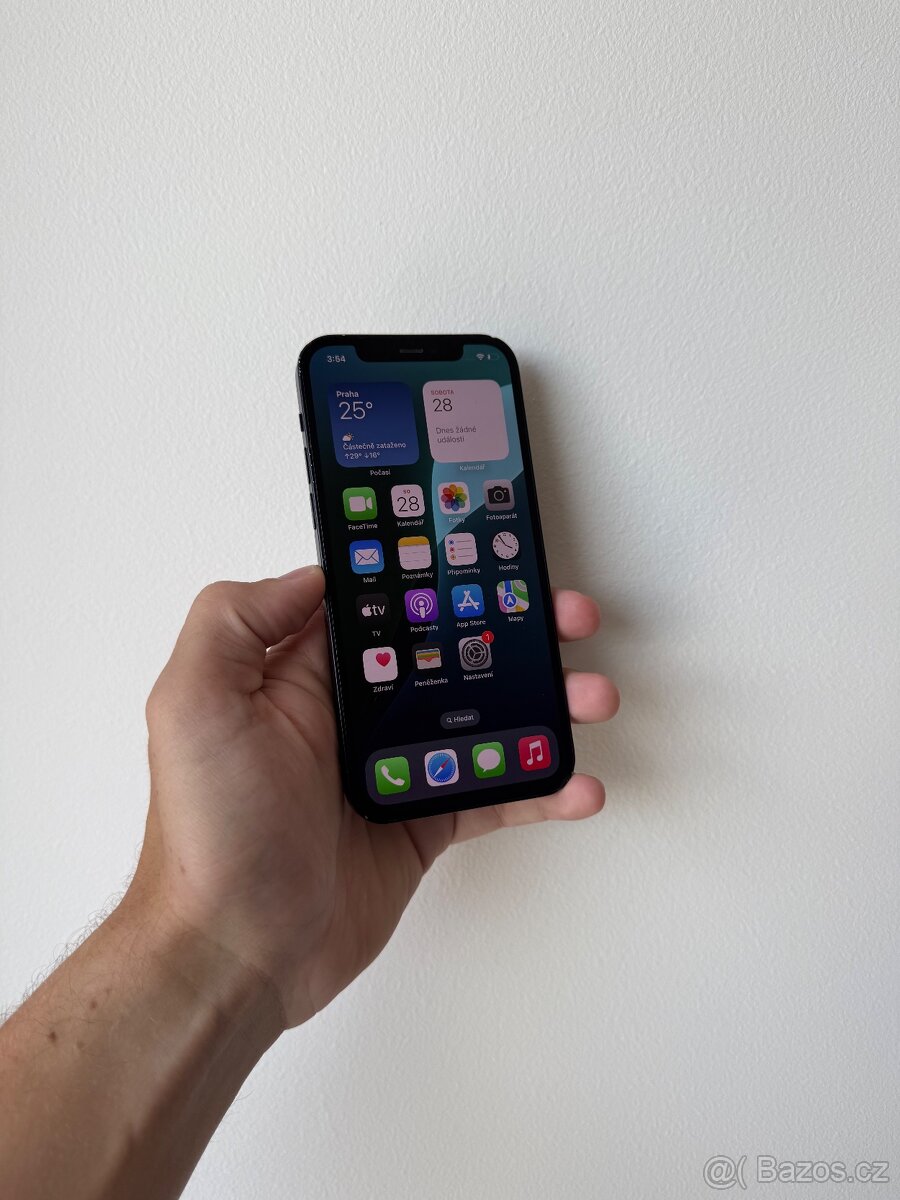 APPLE IPHONE 12 256GB-ČERNÝ, ZÁRUKA