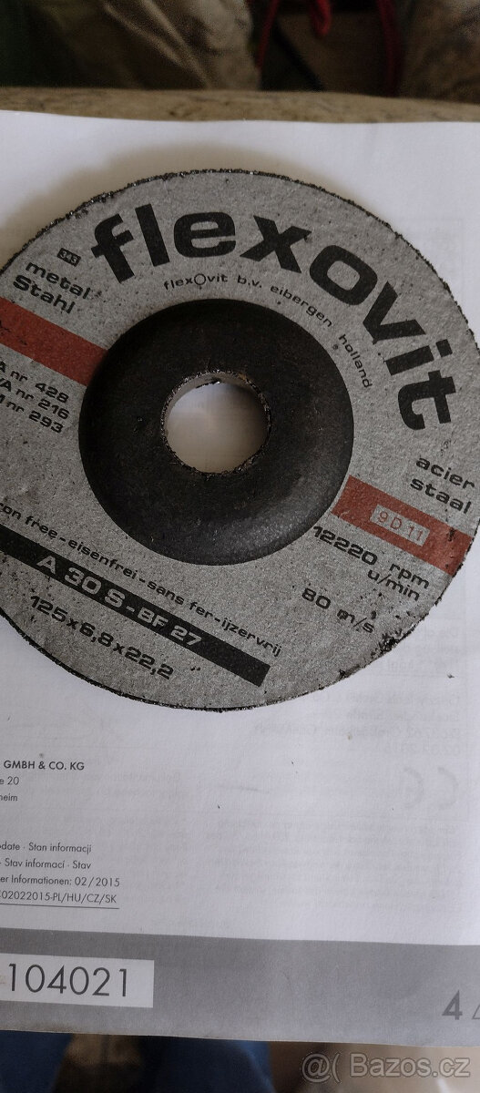 flexi kotouče 125mm,115mm,230mm,400mm