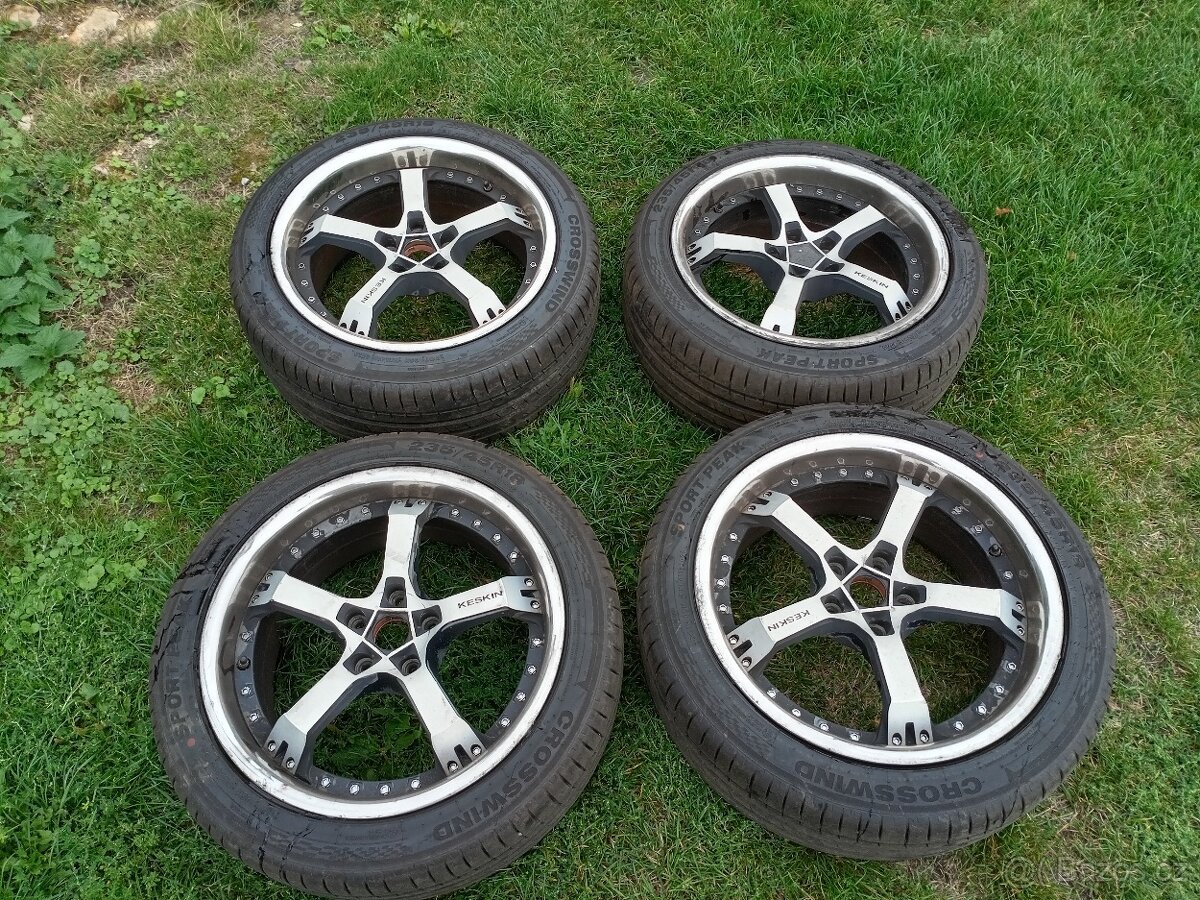 Prodám alu kola 5x112 R18 nové pneu