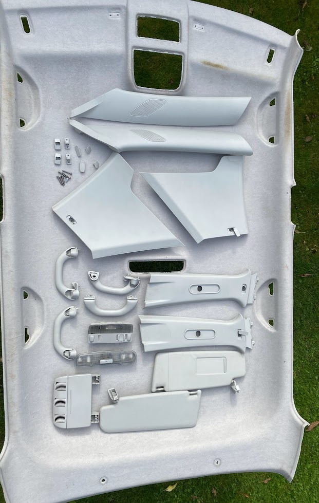 Světlá stropnice kompletní sada Škoda Fabia 2 Hatchback