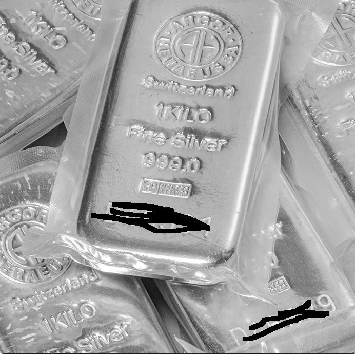 Argor Heraeus 1000g - Investiční stříbrný slitek