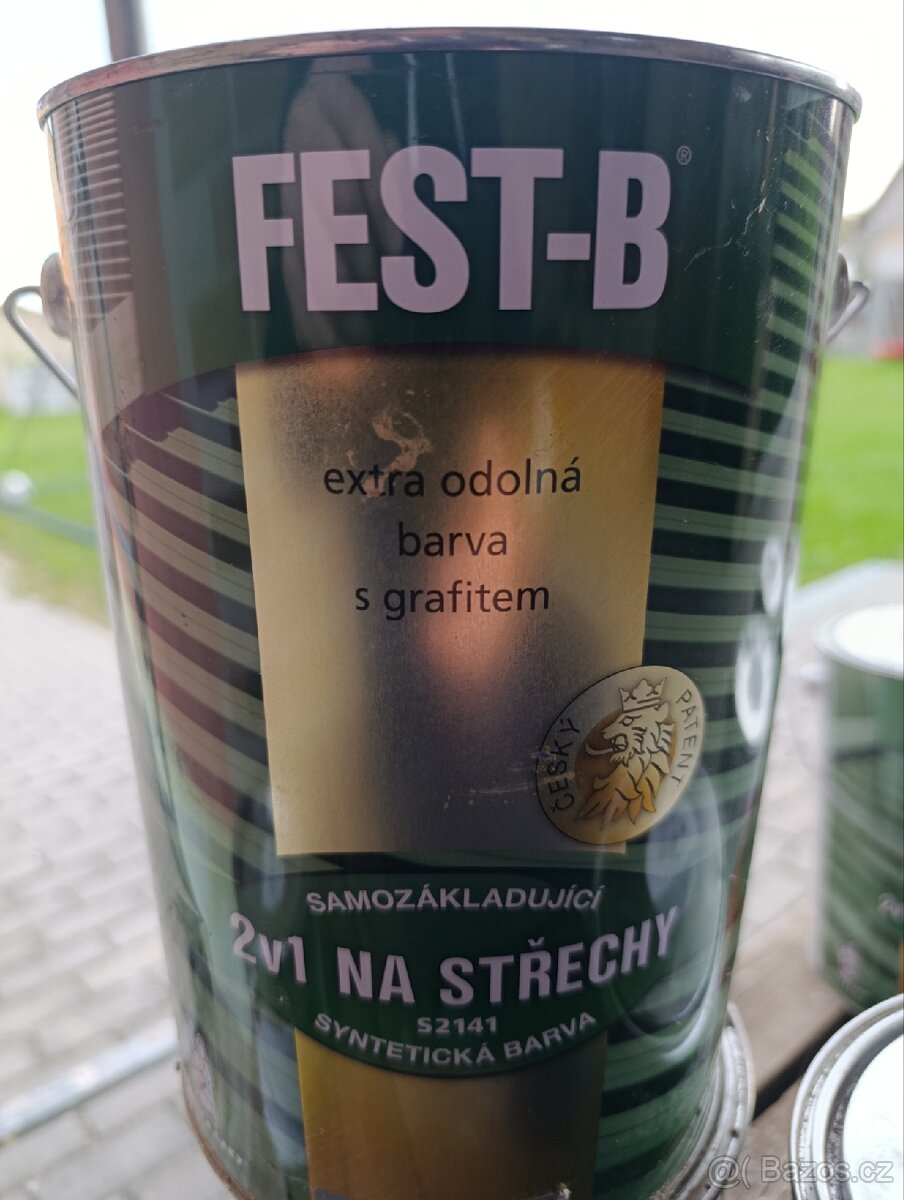 Barva na plechovou střechu Fest B 32,5 kg