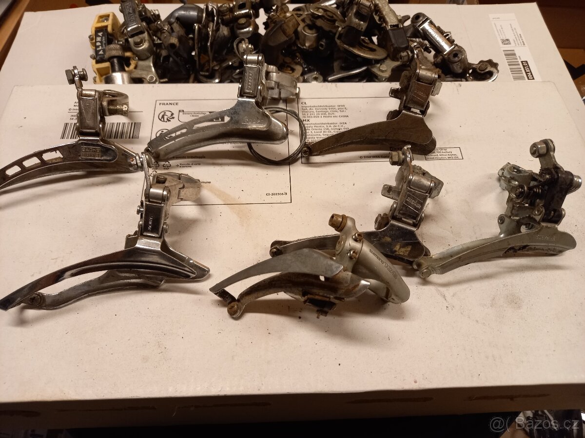 Přesmykač, přesmykače Shimano 105, LEPPER, Favorit, Romet