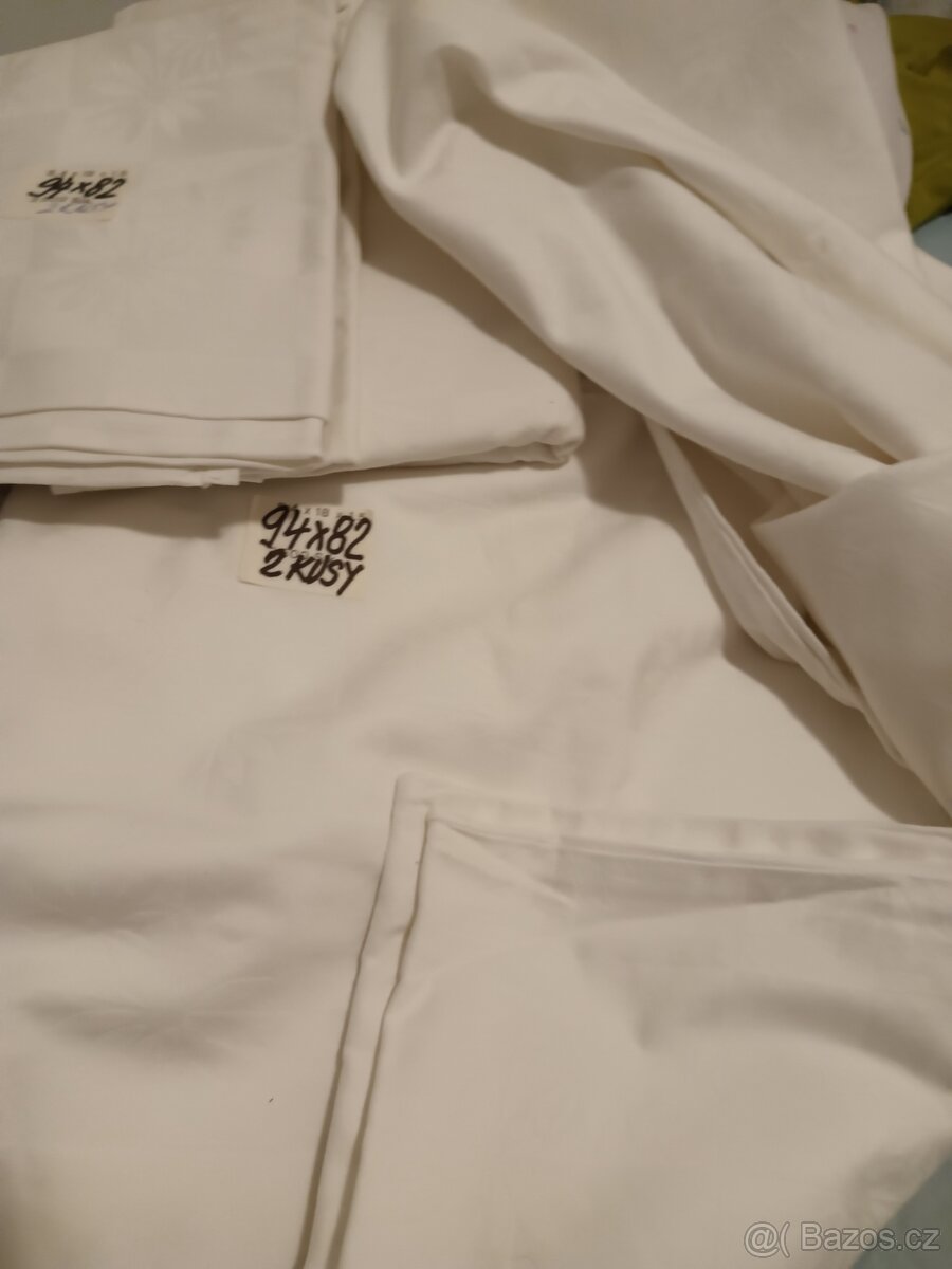 Povlečení damaškové na polštáře Nové 4ks, 82x94 cm