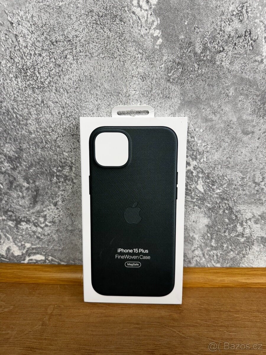 Apple FineWoven pouzdro pro iPhone 15 Plus – Evergreen
