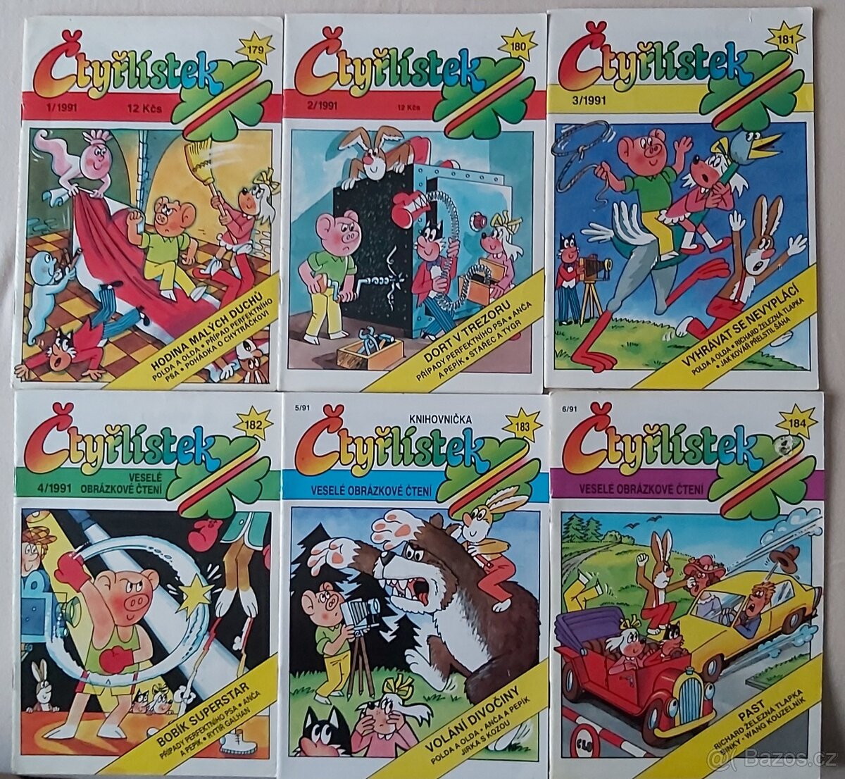 ČTYŘLÍSTEK - KOMPLETNÍ ROČNÍK 1991