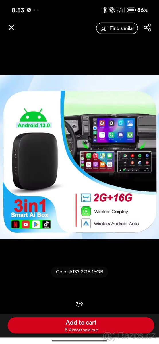 Car play-  android 13-youtube,Netflix,one play