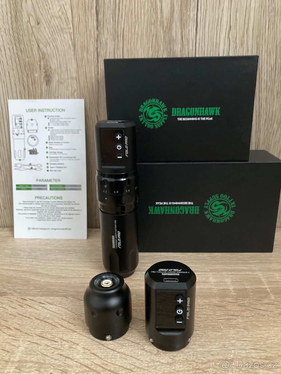 Tetovací strojek dragonhawk fold pro
