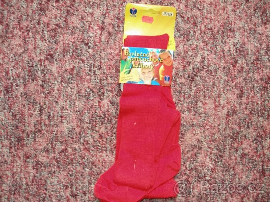 Dětské punčocháče 100% bavlna vel.122-128