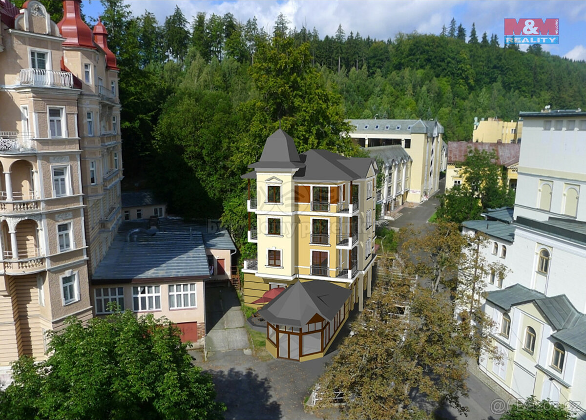 Prodej komerčního pozemku 531m² Mariánské Lázně,ul.Pramenská