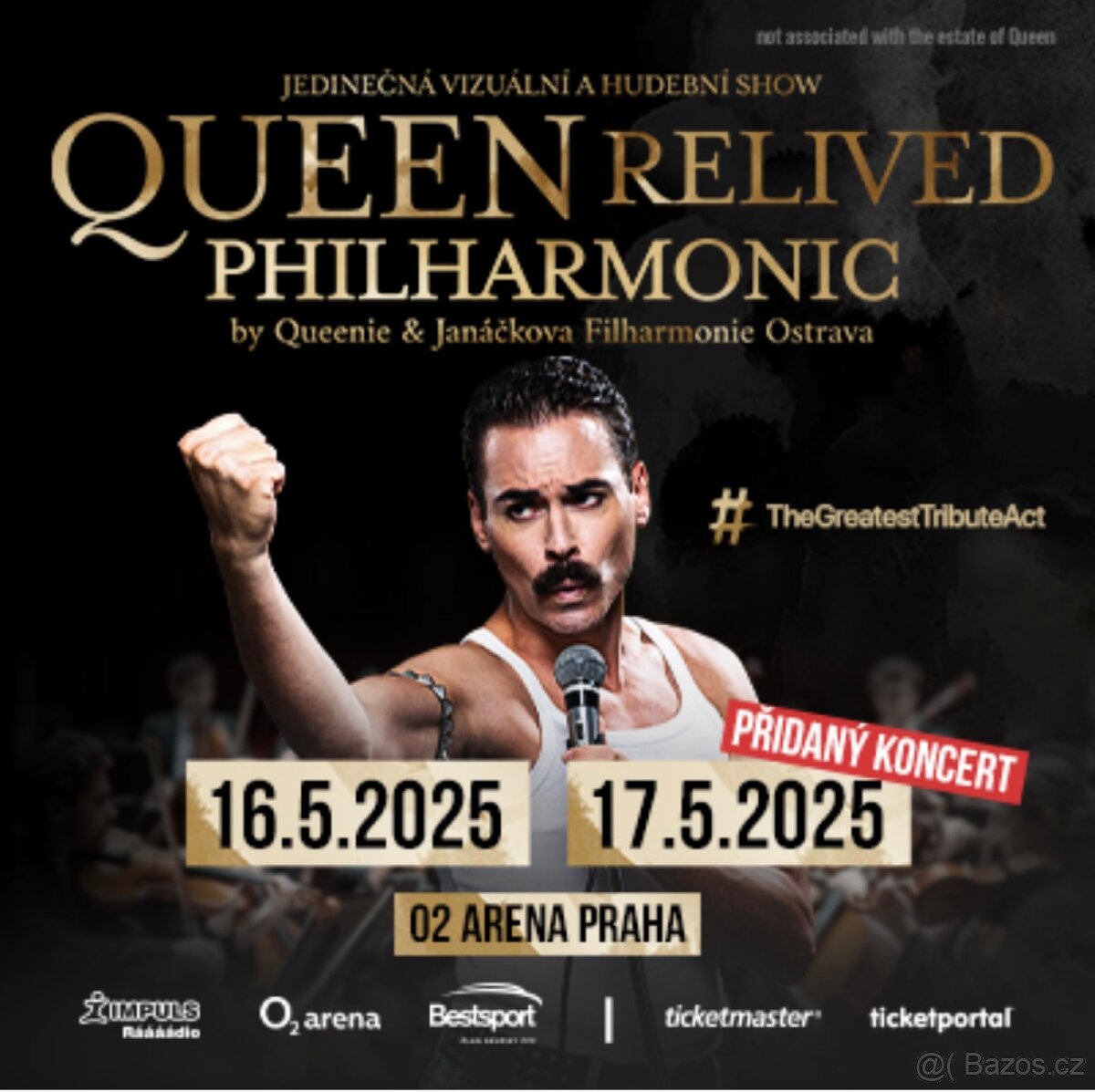 QUEEN RELIVED Philharmonic - VIP KLUBOVÉ PATRO O2 ARENA