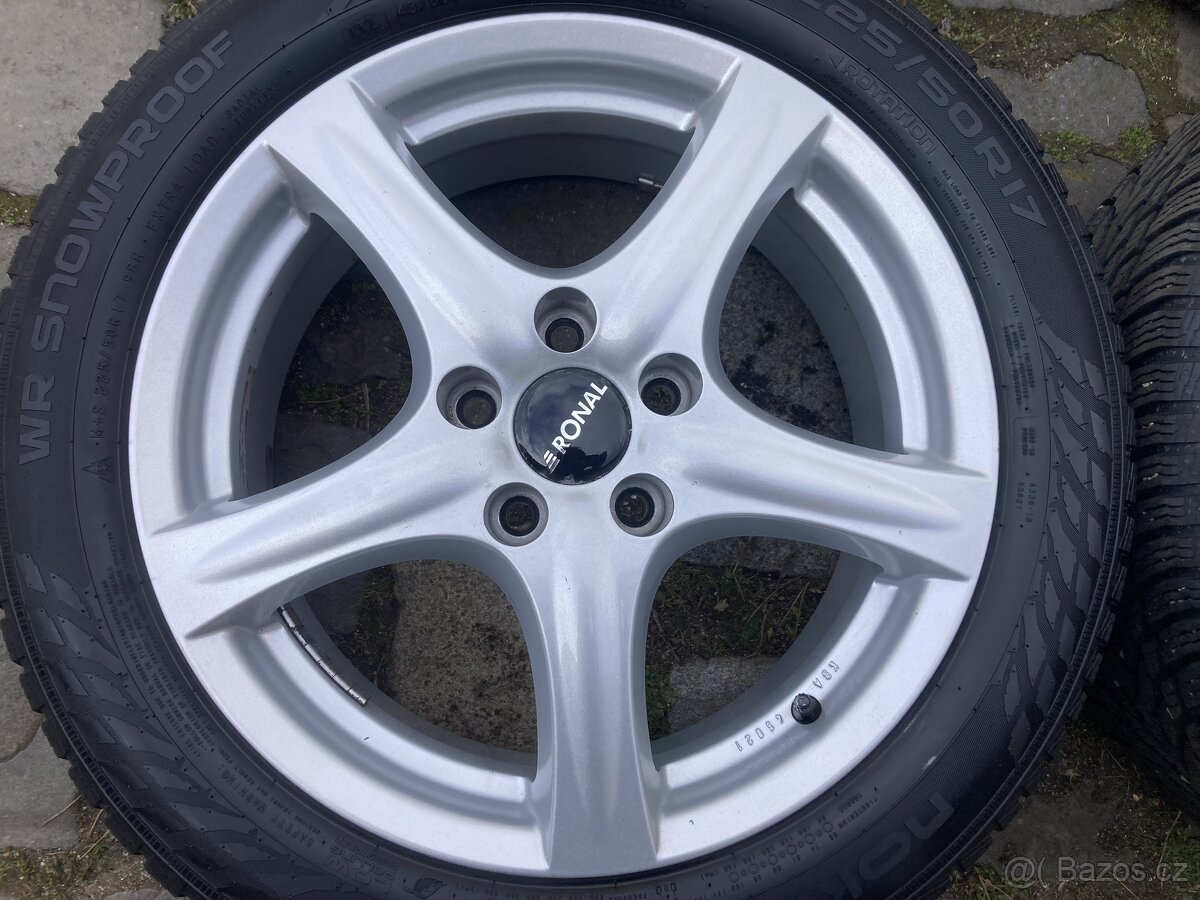Alu kola pro OPEL ZAFIRA C 5x115 zimní NOKIAN 225/50R17