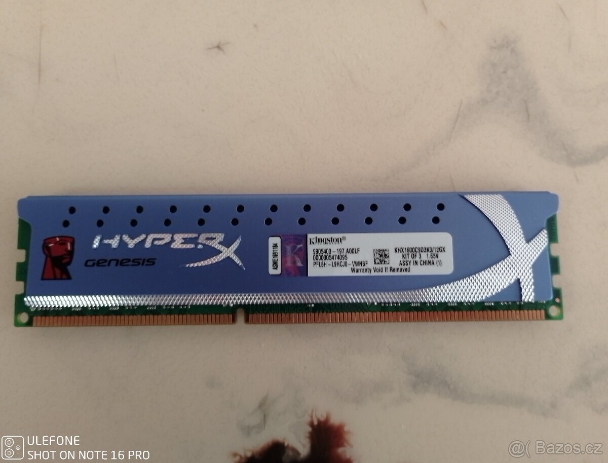 Kingston HyperX 4GB 1600MHz DDR3