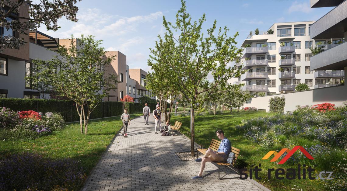 Novostavba bytu 2+kk/B, celkem 44,5 m2, balkon, 2.NP, Praha