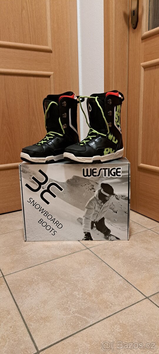 Dětské SNB boty WESTIGE Heart - Black/Green (EU39)