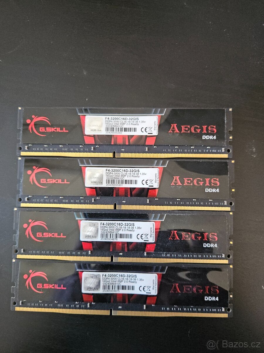 64GB RAM DDR4 (4x16G)