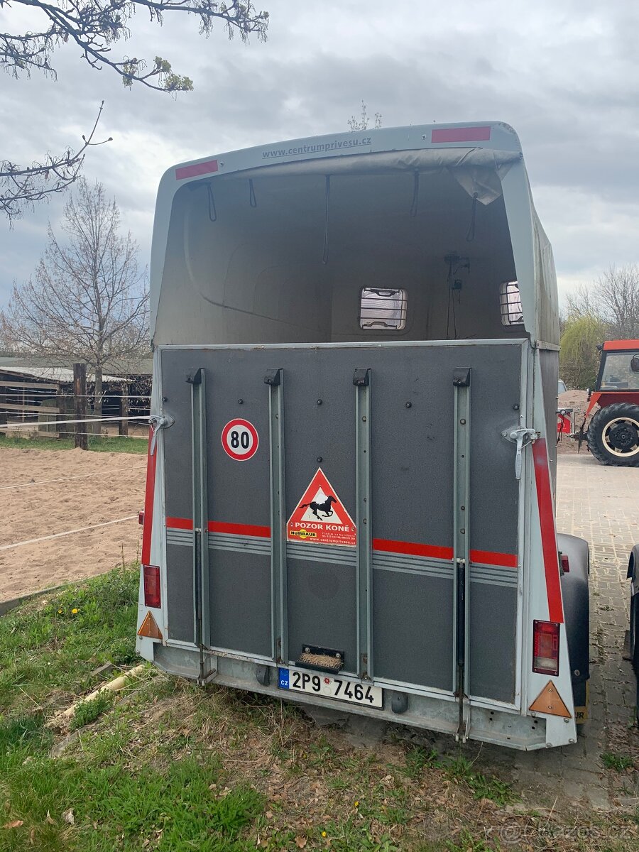 Prodám přepravník na dva koně humbaur rapid pd