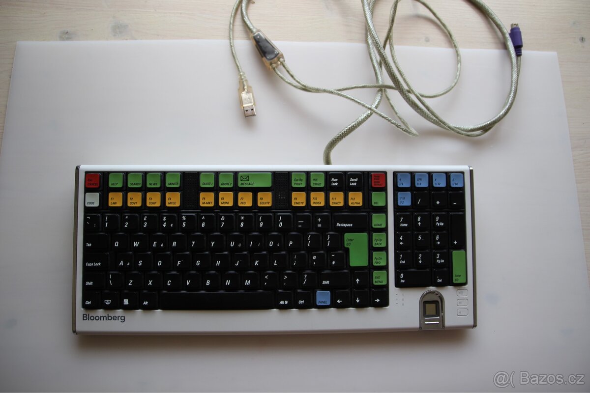 Bloomberg terminal klávesnice