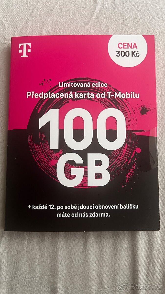 T-mobile limitovaná edice SIM karta 100GB
