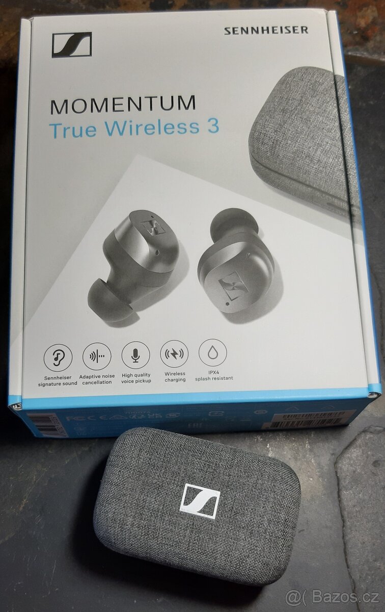 Sluchátka Sennheiser Momentum TW 3 - závada v dobíjení
