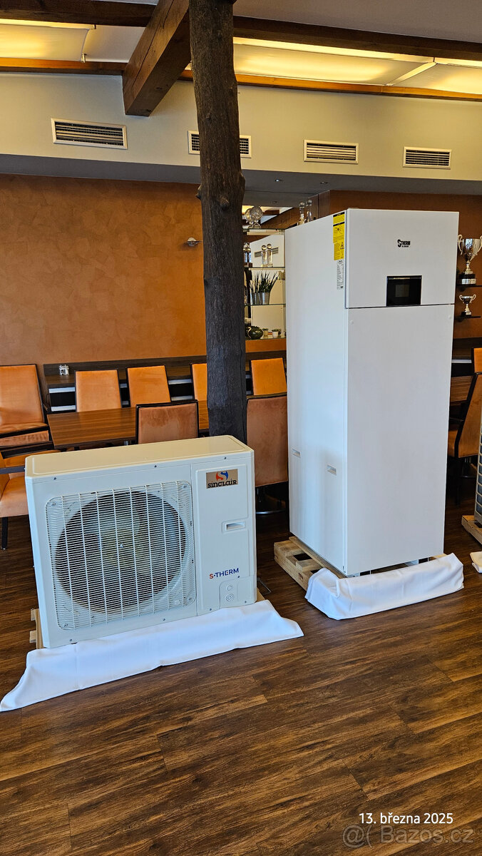 Tepelné čerpadlo vzduch-voda s integrovanou nádrži na TUV