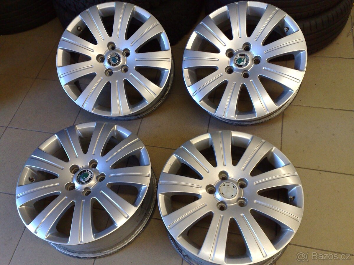 alu kola 5x112 r17 original škoda