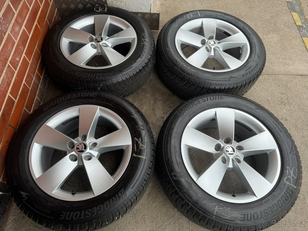 Alu 17" 5x112 RATIKON , zimní 80% KodiaQ , TOP