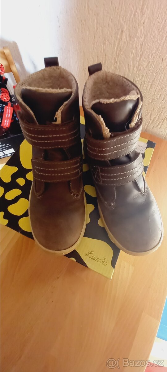 Zimní celokožené boty Lurchi 30