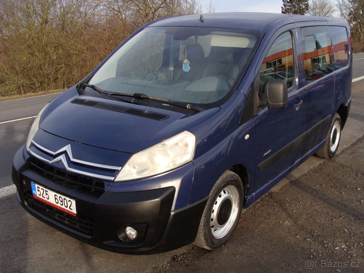 Citroën Jumpy, 1.6 HDi, 6 míst, klima, nová STK