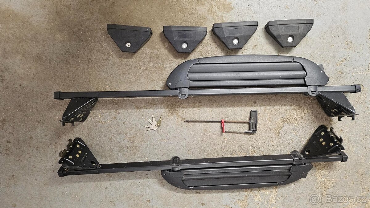 Střešní nosič Octavia I + držák lyží