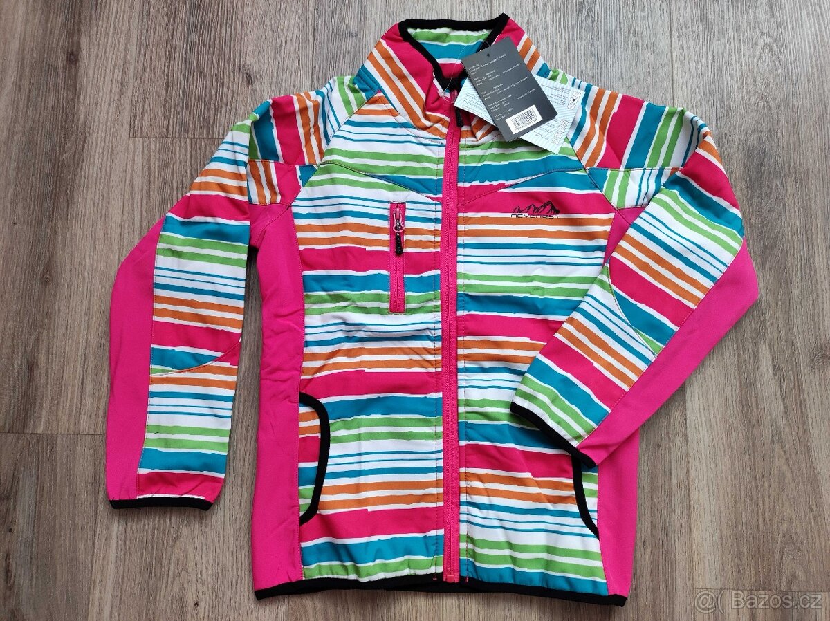 Softshellová jarní bunda dívčí nová