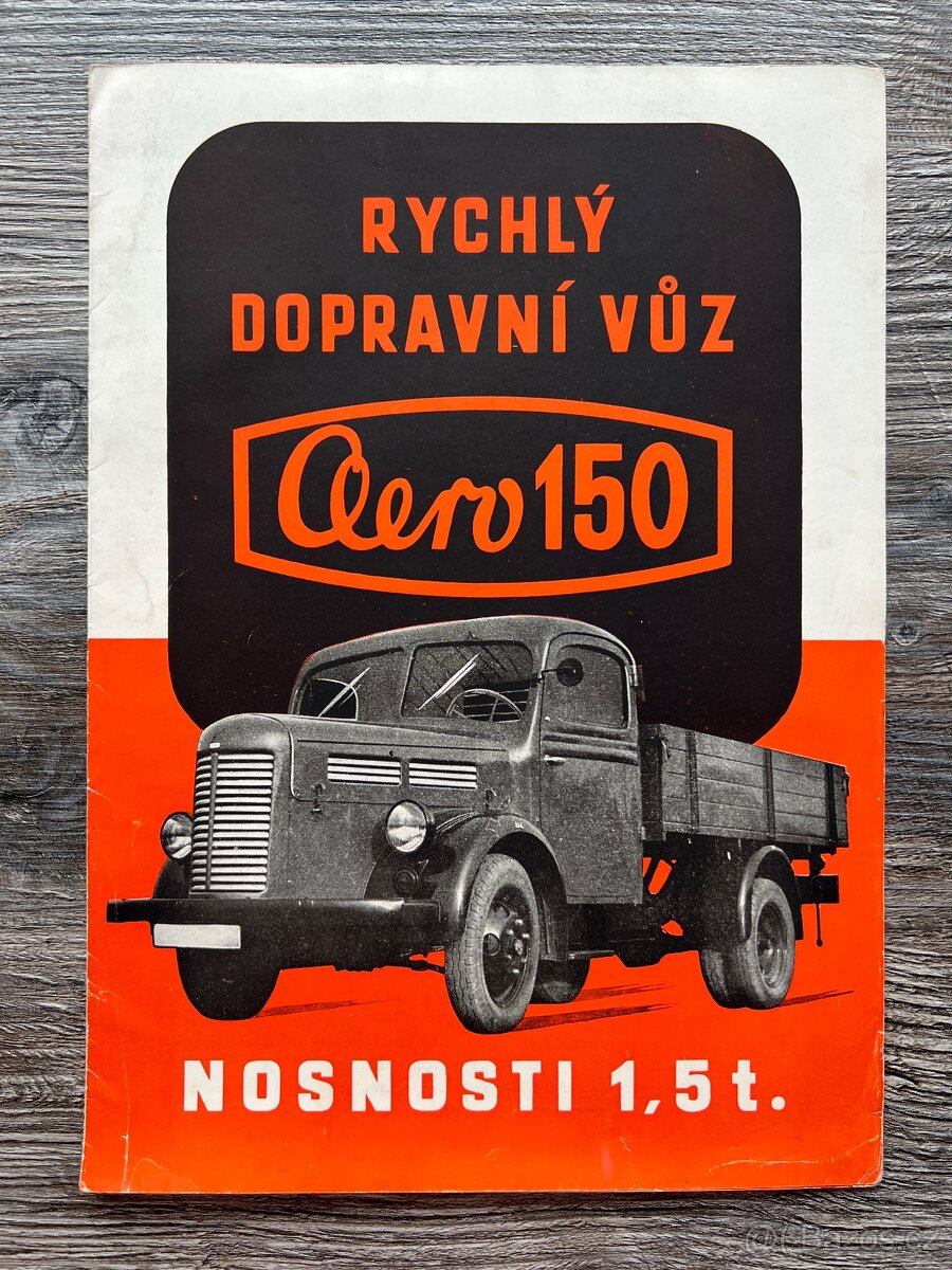 Prospekt Rychlý dopravní vůz - Aero 150 ( 1946 )