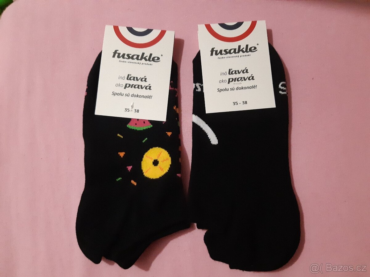 Ponožky Fusakle 35 - 38 2 páry NOVÉ kotníčkové